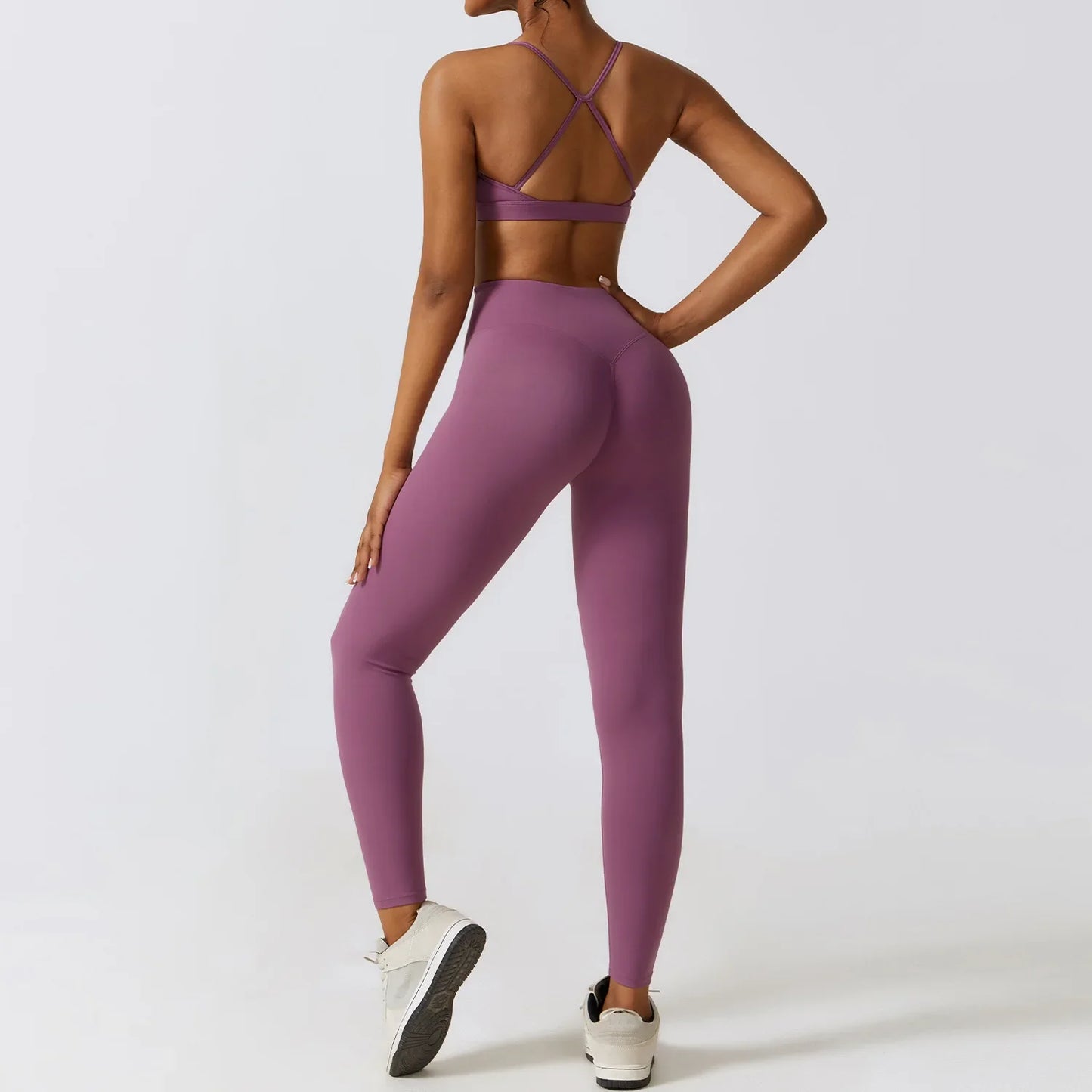 3 Pieces Fitness Yoga Set Women Solid Color Stretch Athletic Suit Sexy Bra Zipper Jacket High Waist Leggings Female Sportswear