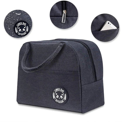 1pc Insulated Lunch Bag Leak Proof Thermal Lunch Box Bag Portable Food Container For Work School Picnic Aluminum Foil Bento Bags