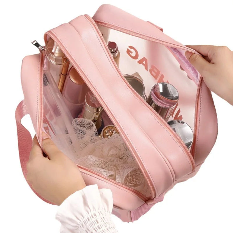 Cosmetic Bag Large Capacity Dry and Wet Separation Organizer Travel Cosmetics Bag Waterproof Portable Toiletry Bag Cosmetics Cos