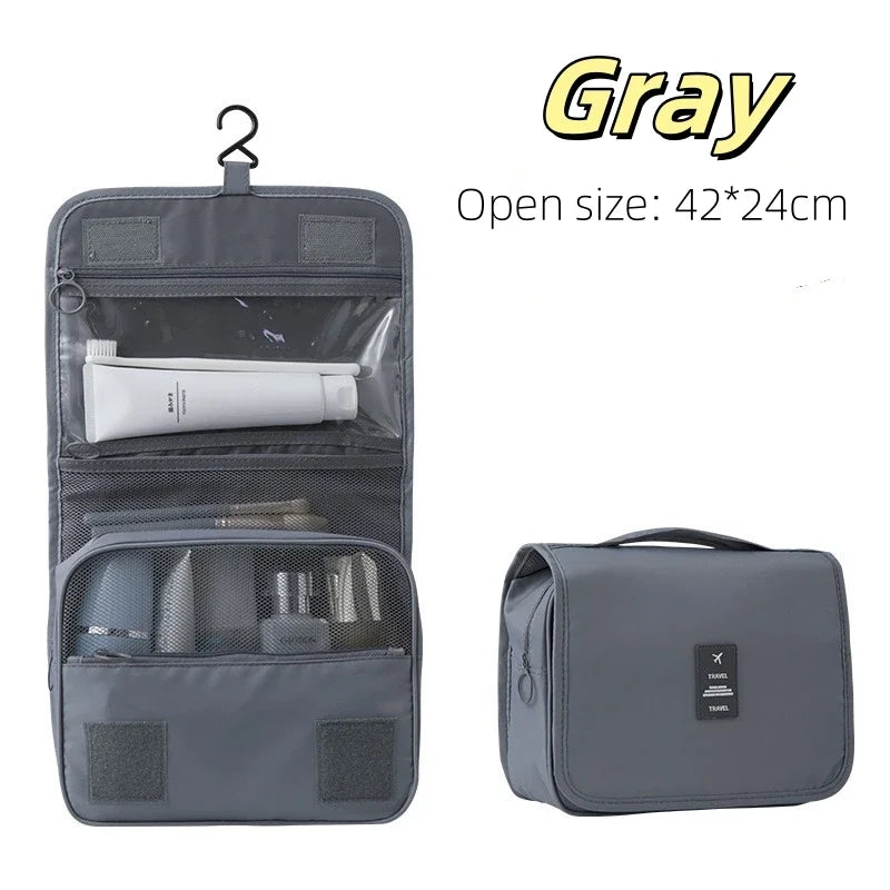 Capacity Dry Wet Separation Handheld Storage Bag Washable Bag Large Travel Multi Functional Hanging Makeup Bag With Hanging
