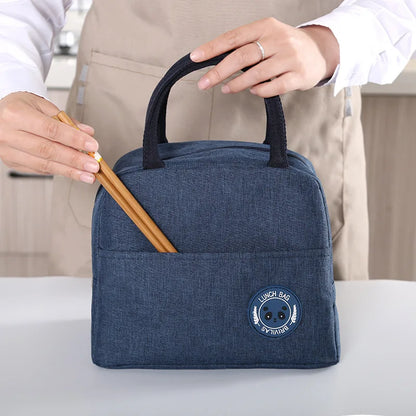 1pc Insulated Lunch Bag Leak Proof Thermal Lunch Box Bag Portable Food Container For Work School Picnic Aluminum Foil Bento Bags