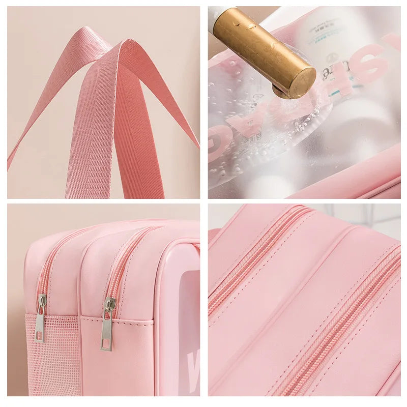 Cosmetic Bag Large Capacity Dry and Wet Separation Organizer Travel Cosmetics Bag Waterproof Portable Toiletry Bag Cosmetics Cos