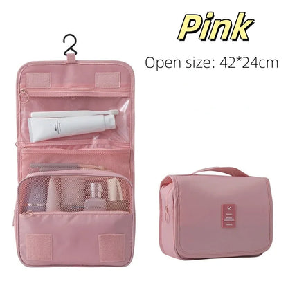 Capacity Dry Wet Separation Handheld Storage Bag Washable Bag Large Travel Multi Functional Hanging Makeup Bag With Hanging