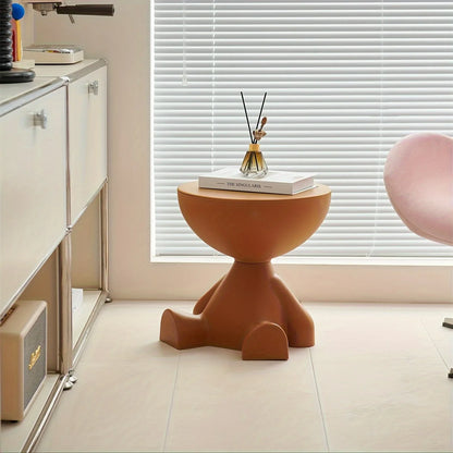 Light Luxury Cartoon Sofa Edge Table Creative Flat Head Coffee Table Small Household Plastic Coffee Table Furniture Side Table