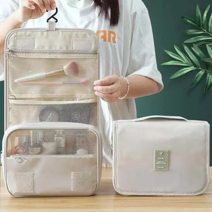 Capacity Dry Wet Separation Handheld Storage Bag Washable Bag Large Travel Multi Functional Hanging Makeup Bag With Hanging