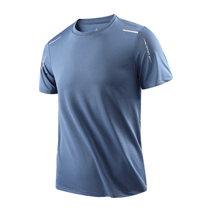 1/4 Pcs Men's Summer Quick-drying Sports Fashion Printed Short-sleeved Teens Loose and Comfortable Running Fitness Joker T-shirt
