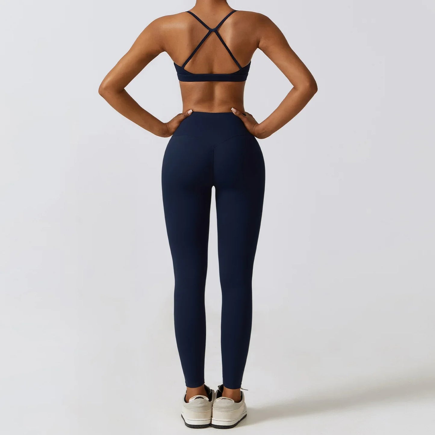 3 Pieces Fitness Yoga Set Women Solid Color Stretch Athletic Suit Sexy Bra Zipper Jacket High Waist Leggings Female Sportswear