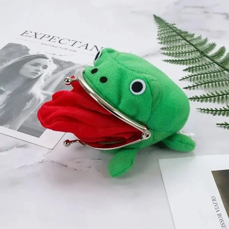 Plush Frog Coin Wallet Anime Ninja Wallet Halloween Role Playing Ninja Theme Party Gift