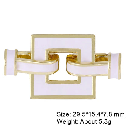 Juya 18K Gold Silver Plated Decorative Connector Fastener Hooks Lock Clasps For DIY Women Crystals Gems Pearls Jewelry Making