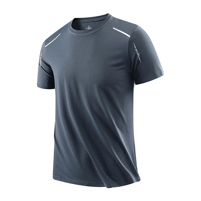 1/4 Pcs Men's Summer Quick-drying Sports Fashion Printed Short-sleeved Teens Loose and Comfortable Running Fitness Joker T-shirt