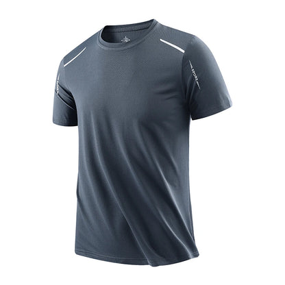 1/4 Pcs Men's Summer Quick-drying Sports Fashion Printed Short-sleeved Teens Loose and Comfortable Running Fitness Joker T-shirt